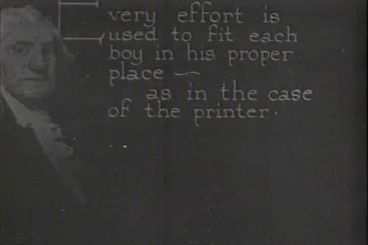 1920s - Boys learn trades in school in the 1920s.
