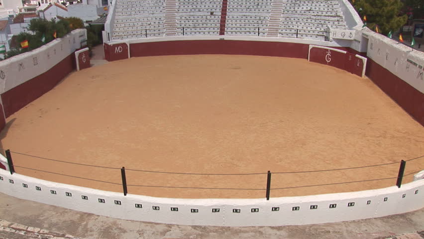 Bull fighting arena in Mijas, Spain