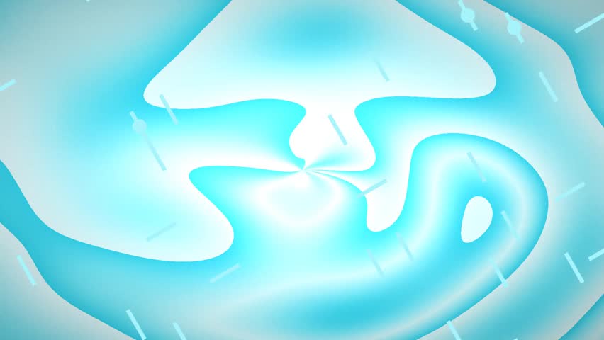 Abstract blue swirl patterns moving softly in a bright studio with smooth gradients and gentle lighting creating a calm, dreamy atmosphere