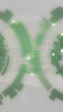 Animation of scope scanning over financial data processing on white background. Global finances, business, computing and digital interface concept digitally generated video. - Powered by Shutterstock - Get 15% off with code: PIKWIZARD15