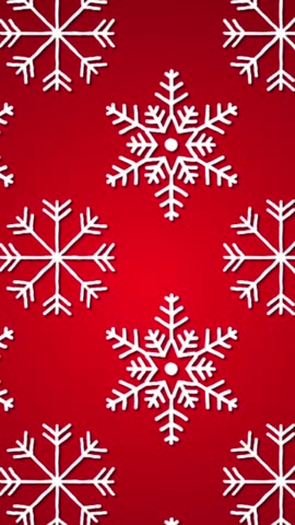 Snowflakes icons in seamless pattern against two christmas trees on red background. christmas festivity vector illustration and art concept