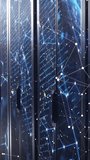 Animation of digital data processing over computer servers. Global connections, computing and data processing concept digitally generated video. - Powered by Shutterstock - Get 15% off with code: PIKWIZARD15