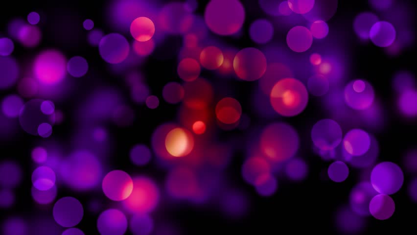 Abstract Motion Background - Purple Bokeh