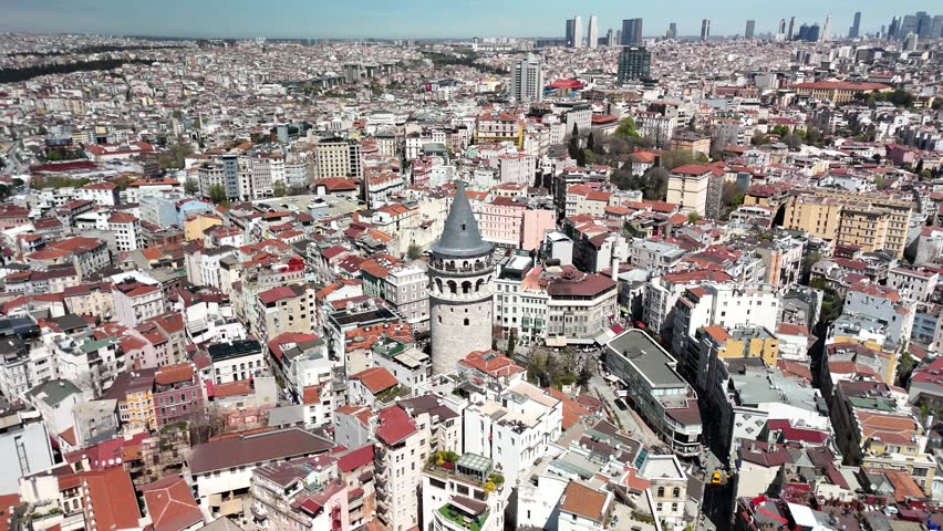 Galata Tower Historic Landmark in Istanbul