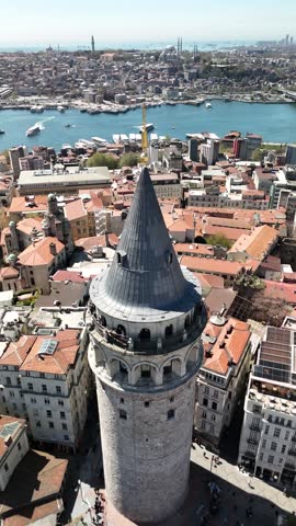 Galata Tower Historic Landmark in Istanbul