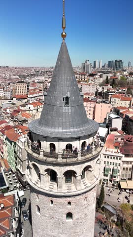 Galata Tower Historic Landmark in Istanbul