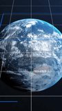 Animation of financial data processing over globe. Global finance, business, connections, computing and data processing concept digitally generated video. - Powered by Shutterstock - Get 15% off with code: PIKWIZARD15