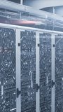 Animation of data processing over server room. Global business and digital interface concept digitally generated video. - Powered by Shutterstock - Get 15% off with code: PIKWIZARD15