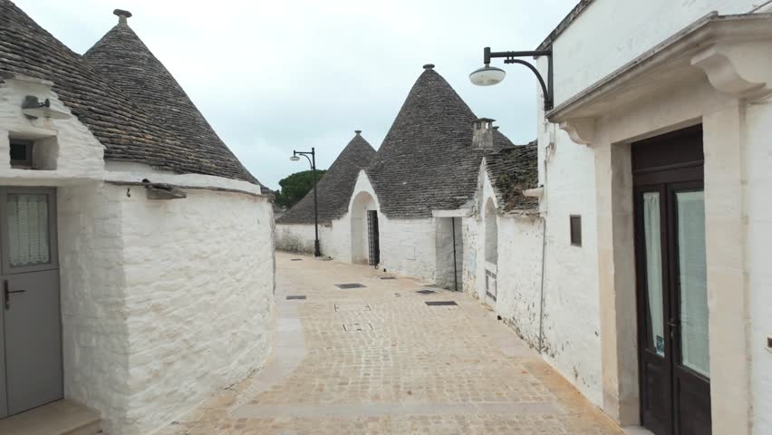 Trulli at Alberobello in Italy