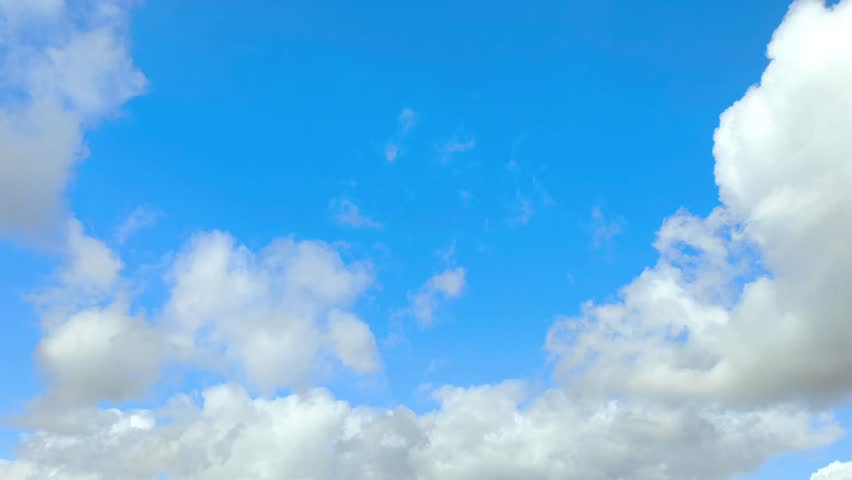 Very bright sky landscape with clouds