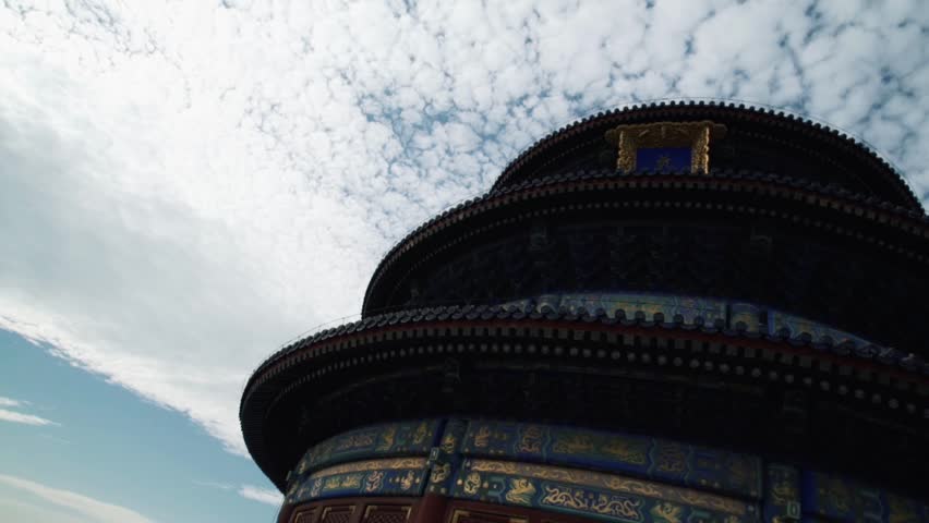 Temple of Heaven in Beijing, China – traditional Chinese temple complex and historic landmark, ground view in Asia.