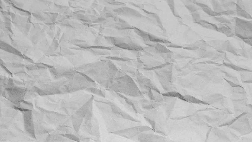 Seamless Loop of Crumpled and Folded Paper Textures