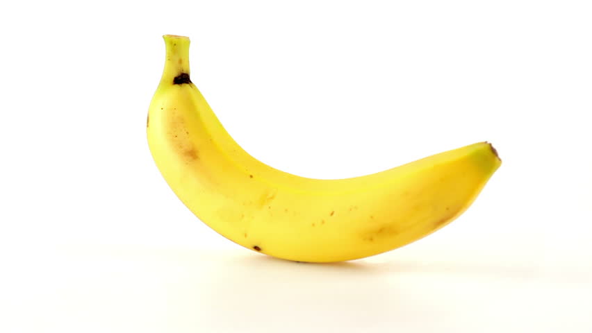 Banana front view
