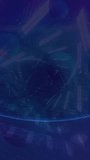 Animation of neon triangles spinning over earth globe and outer space. global connections, data processing and digital interface concept digitally generated video. - Powered by Shutterstock - Get 15% off with code: PIKWIZARD15