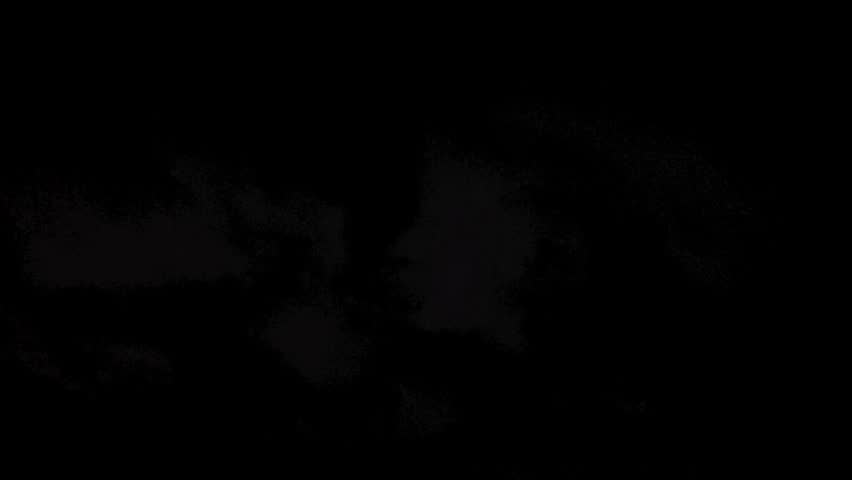 Nocturnal landscape of sky with clouds