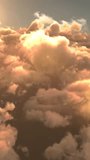 Animation of interface with data processing against clouds and sun in the sky. Computer interface and cloud data storage technology concept - Powered by Shutterstock - Get 15% off with code: PIKWIZARD15