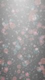 Soft pastel bokeh circles and sparkling stars fall vertically against a bright white background - Powered by Shutterstock - Get 15% off with code: PIKWIZARD15