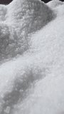 Camera slide over sugar hills. Organic food. Vertical video. Sweat mountains. Slider shot with macro probe lens. Grains of natural sugar. Increased risk for diabetes and heart disease. 4K, UHD - Powered by Shutterstock - Get 15% off with code: PIKWIZARD15