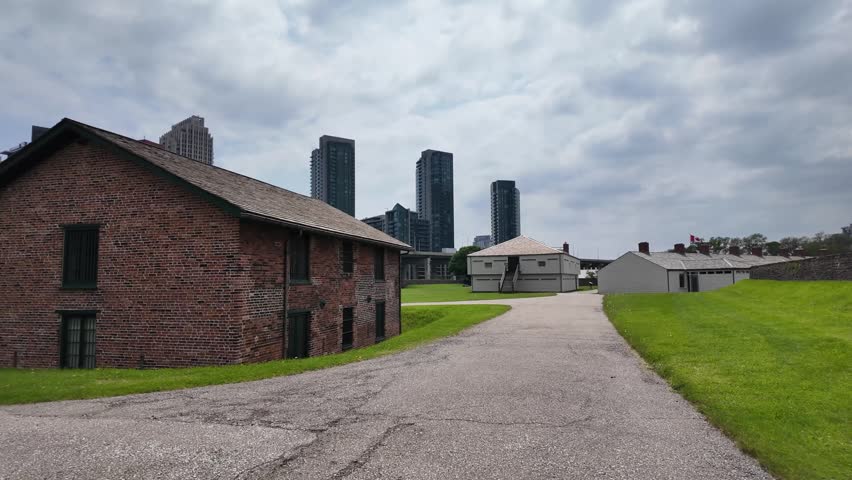 View of Fort York National Historic Site in Toronto