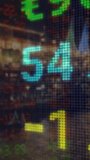 Animation of financial data processing over cityscape. global fiances, connections, data processing and digital interface concept digitally generated video. - Powered by Shutterstock - Get 15% off with code: PIKWIZARD15