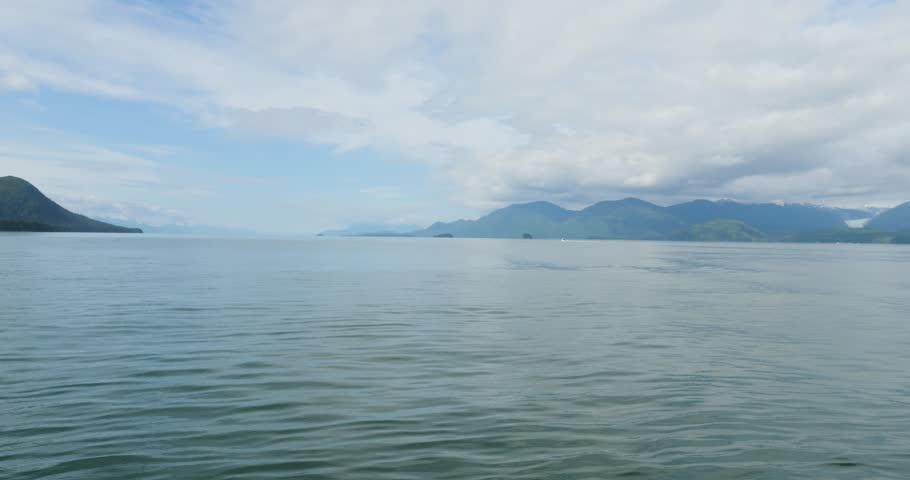 Landscape in summertime around Juneau, Alaska.