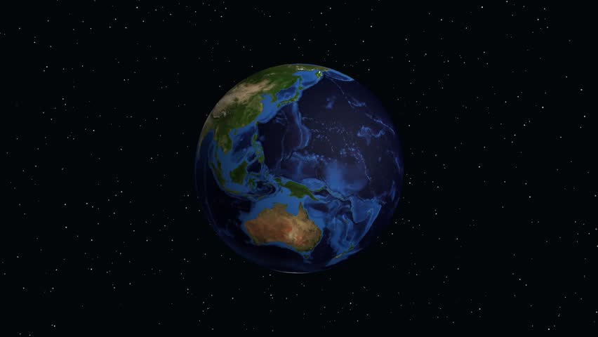A digital globe rotates and zooms into Portsmouth, New Hampshire, displaying specific regional demographic information