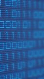 Animation of binary coding data processing over blue background. Global connections, computing and data processing concept digitally generated video. - Powered by Shutterstock - Get 15% off with code: PIKWIZARD15