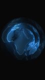 Digital globe with illuminated global network connections across continents. Digital globe global communication concept. Digital globe futuristic technology visual. - Powered by Shutterstock - Get 15% off with code: PIKWIZARD15