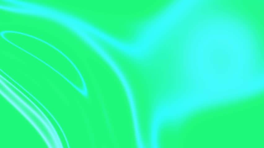 Vibrant green abstract background with blue swirls