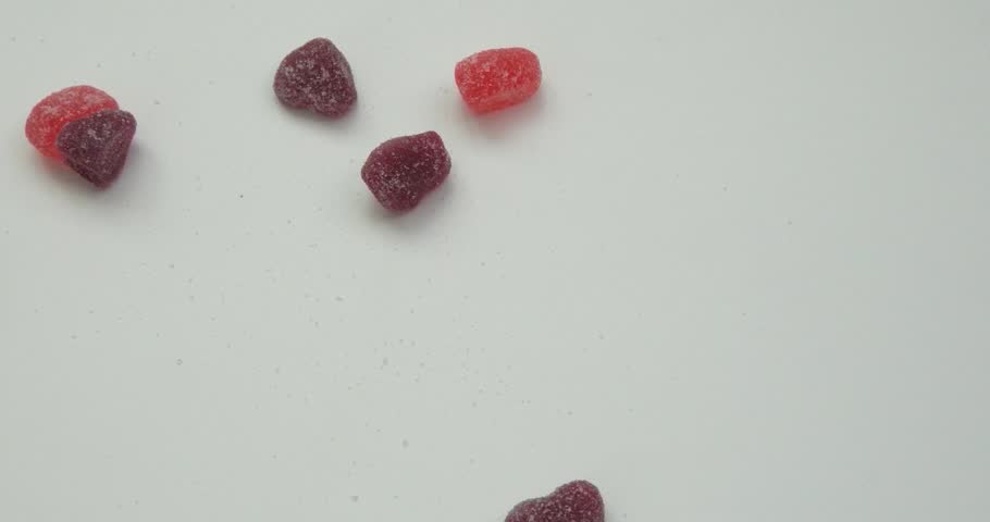 heart-shaped candies for valentine