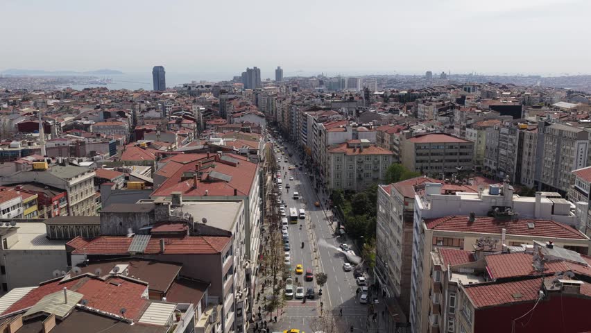 Aerial survey of Istanbul