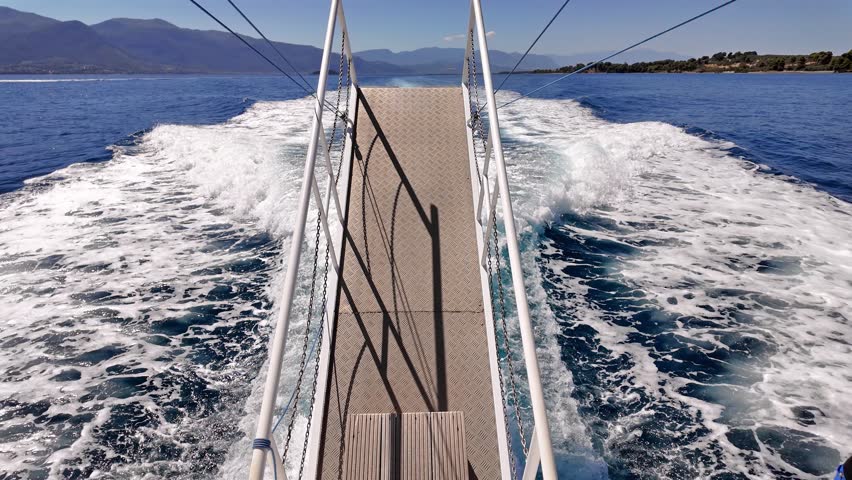 Sailing boat on blue sea – summer travel, yacht vacation, ocean adventure and freedom concept.