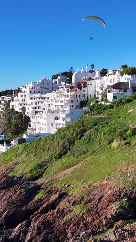 Casa Pueblo Museum At Punta Del Este In Maldonado Uruguay. Beach Skyline. Tropical Landscape. Summer Travel. Casa Pueblo Museum At Punta Del Este In Maldonado Uruguay. Downtown District Scenery.