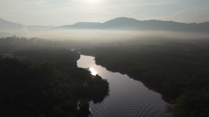 The sky when sunset time and Beautiful landscape sky