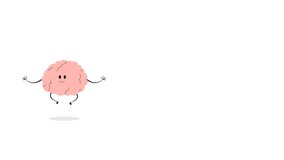 Cute Brain Character with Funny Expression for Mental Health Learning - Powered by Shutterstock - Get 15% off with code: PIKWIZARD15