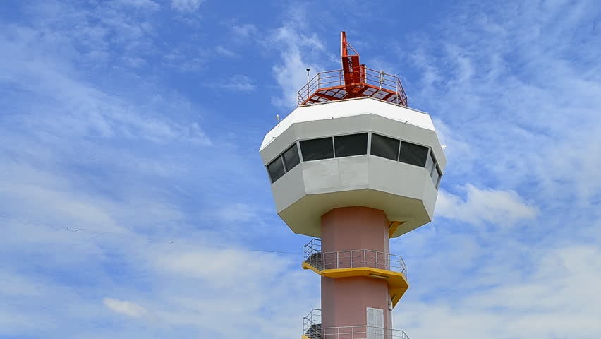 radar tower communication and nice sky