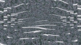 Abstract digital network tunnel with glowing moving data stream lines - Powered by Shutterstock - Get 15% off with code: PIKWIZARD15