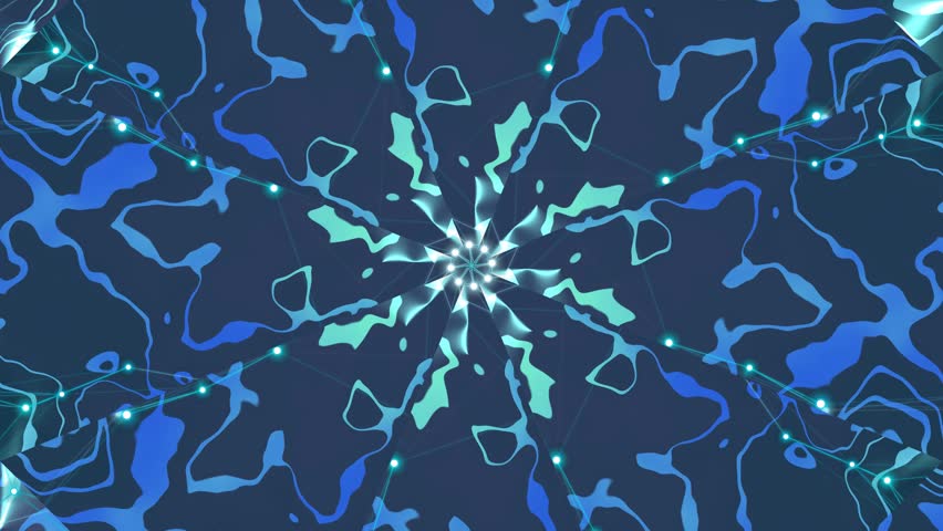 Glowing blue abstract background design with swirling patterns