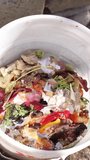 Bucket with kitchen scraps composting and organic waste recycling concept - Powered by Shutterstock - Get 15% off with code: PIKWIZARD15