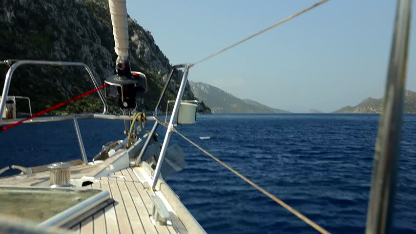 A view through the yacht