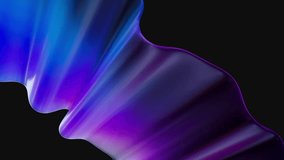 Dynamic iridescent neon multicolor wavy ribbon folds animated background. Ideal for innovation branding, fintech presentation, futuristic advertising or technology banner. - Powered by Shutterstock - Get 15% off with code: PIKWIZARD15
