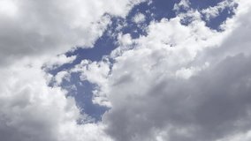 Magical view of cumulus clouds in blue sky. Natural view of white clouds in stunning blue sky. Perfect background for natural concepts. Puffy cumulus cloud relaxation weather Winter time. - Powered by Shutterstock - Get 15% off with code: PIKWIZARD15