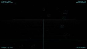 Futuristic digital interface with floating geometric wireframe cubes, virtual reality data visualization background. - Powered by Shutterstock - Get 15% off with code: PIKWIZARD15