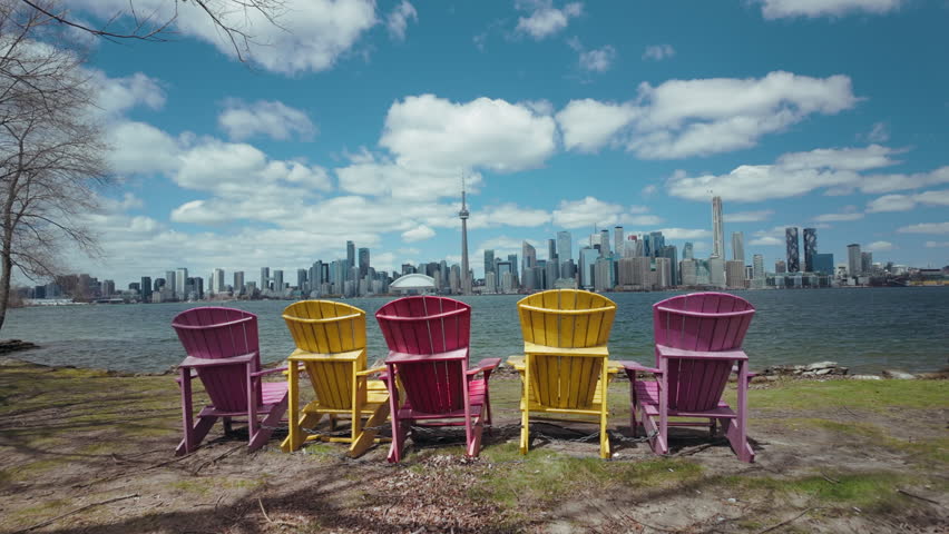 Toronto city skyline, Ontario, Canada