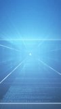 Vertical video: Pulsing central avatar sending beams, spawning nodes visualizing network growth. Futuristic, neon, glowing, isometric, digital, dataflow, vertical video - Powered by Shutterstock - Get 15% off with code: PIKWIZARD15
