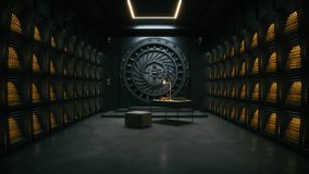 Secure Bank Vault with Gold Reserves – High Security Storage Room Interior - Powered by Shutterstock - Get 15% off with code: PIKWIZARD15