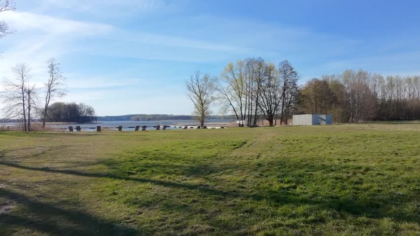 spring view of the beach