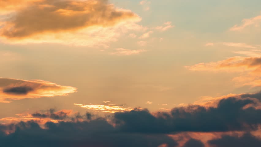 Beautiful morning sunrise time-lapse, clear sky and bright sun light coming up.