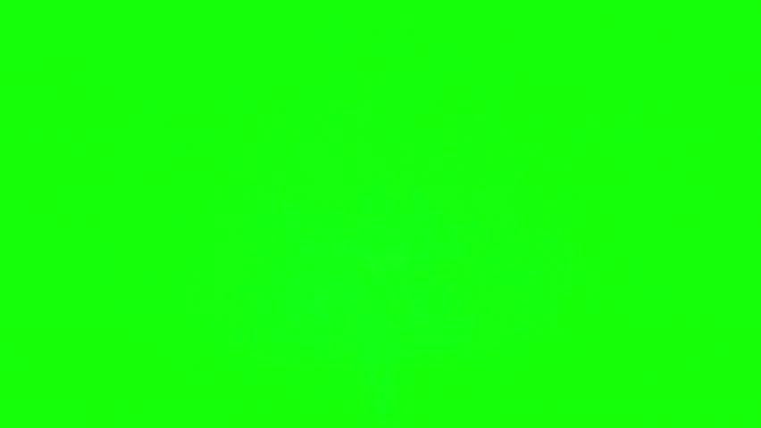 Large green leafy tree against green background