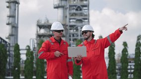 Refinery industry, engineer working in industrial production, oil and gas refinery plant industry factory, Petrochemical plant. - Powered by Shutterstock - Get 15% off with code: PIKWIZARD15